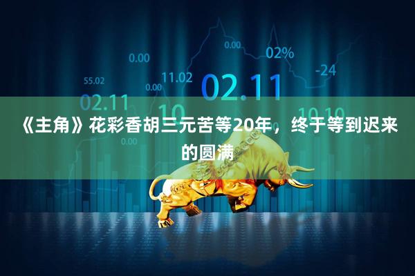 《主角》花彩香胡三元苦等20年，终于等到迟来的圆满